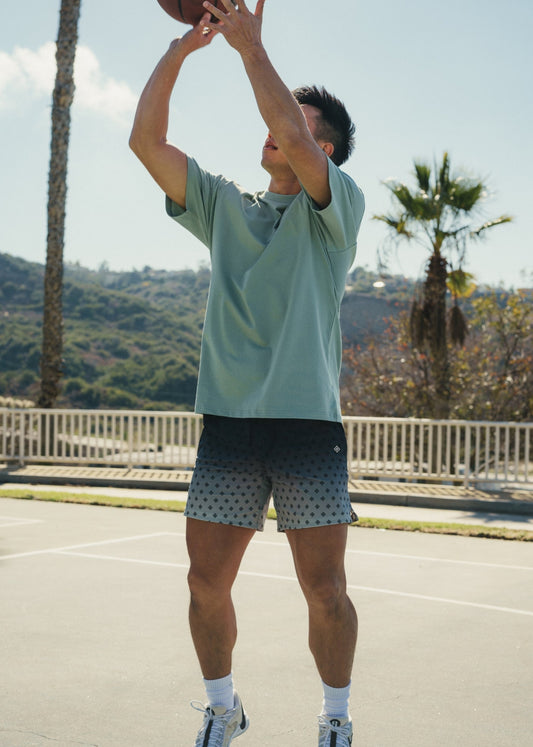 Black Fade Active Short