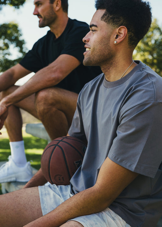 Charcoal Oversized Tee