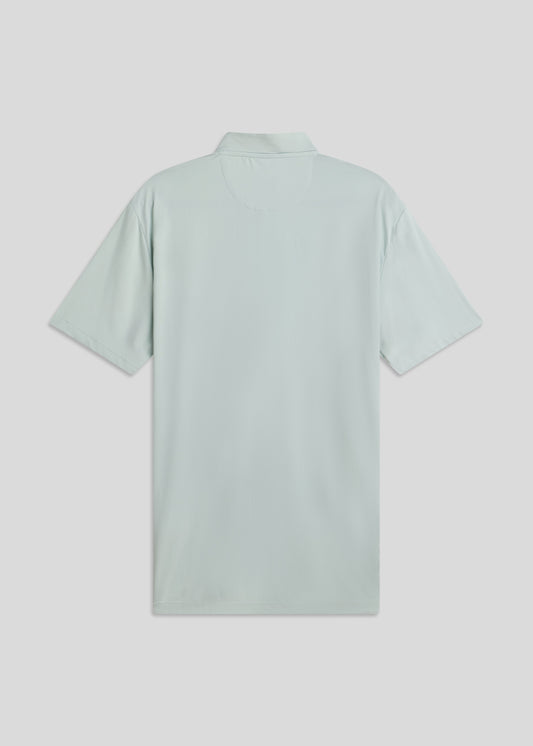 Green bladed collar polo shirt, crafted for style, performance, and comfort.