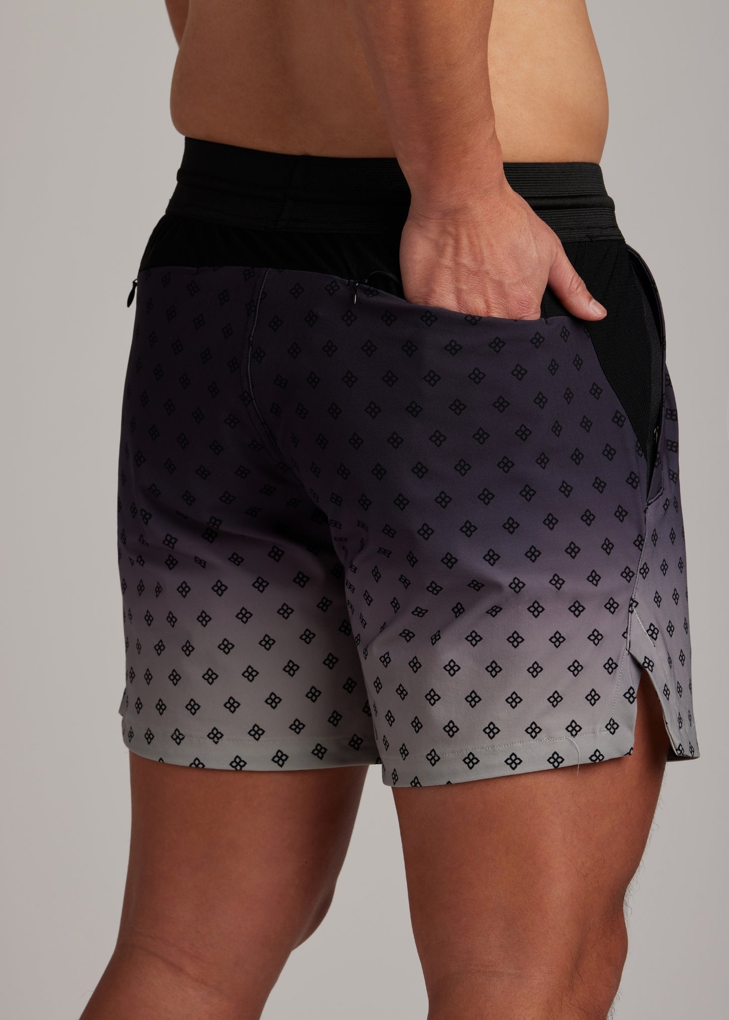 Black Fade Active Short