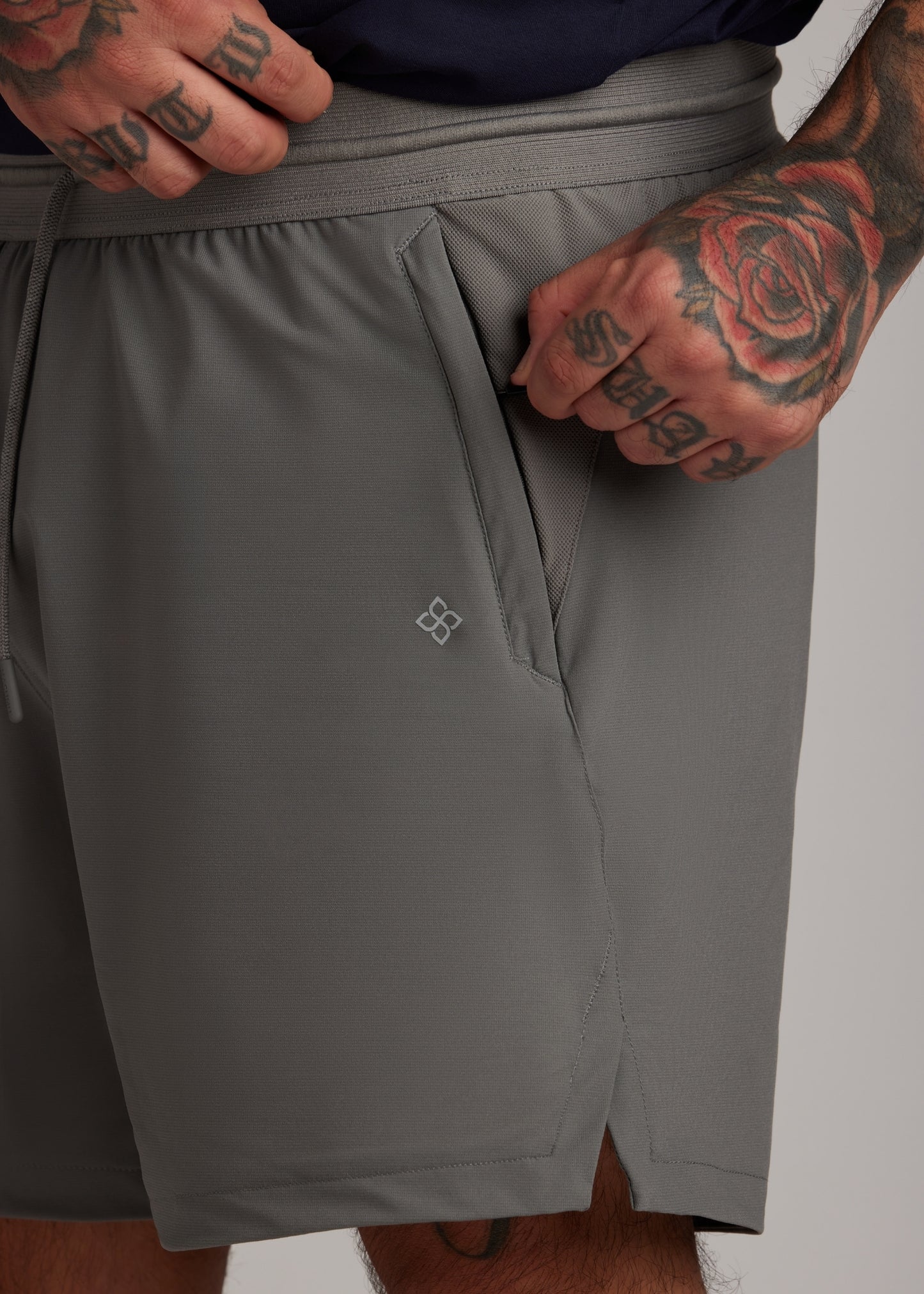 Gray Active Shorts