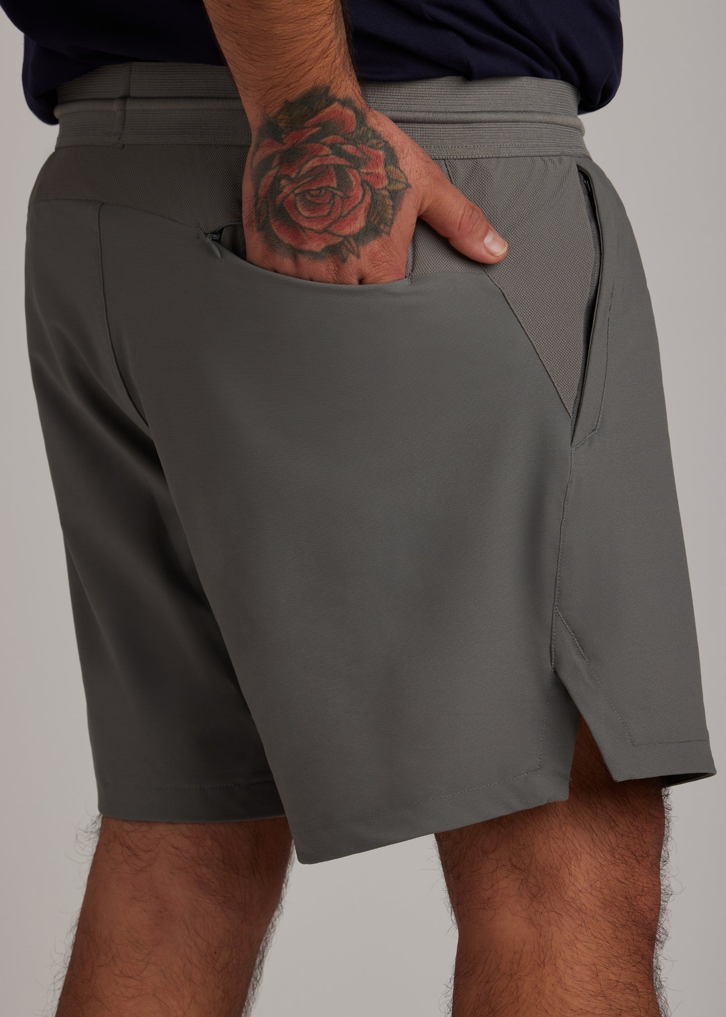 Gray Active Shorts