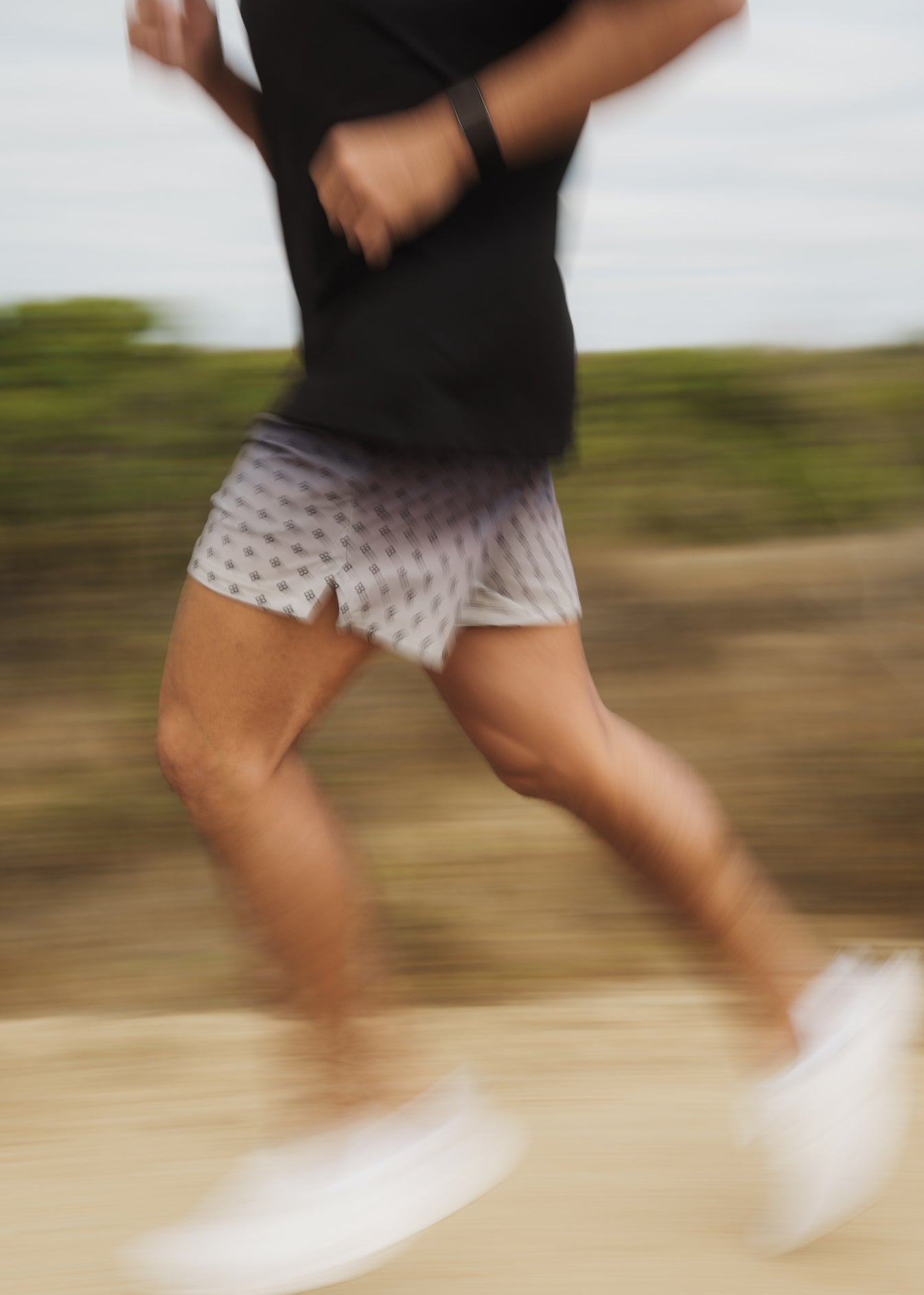 Black Fade Active Short