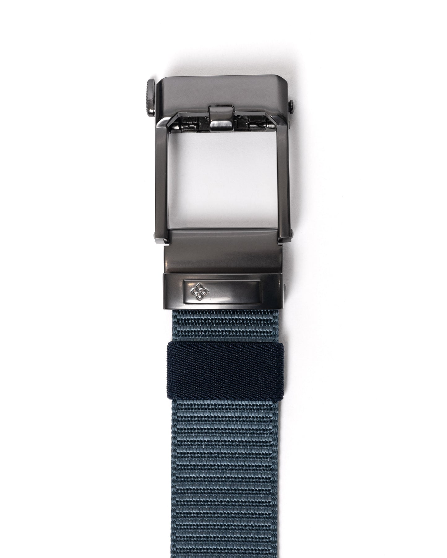 Slate Blue Canvas Click Belt