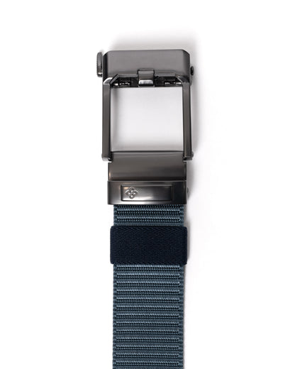 Slate Blue Canvas Click Belt