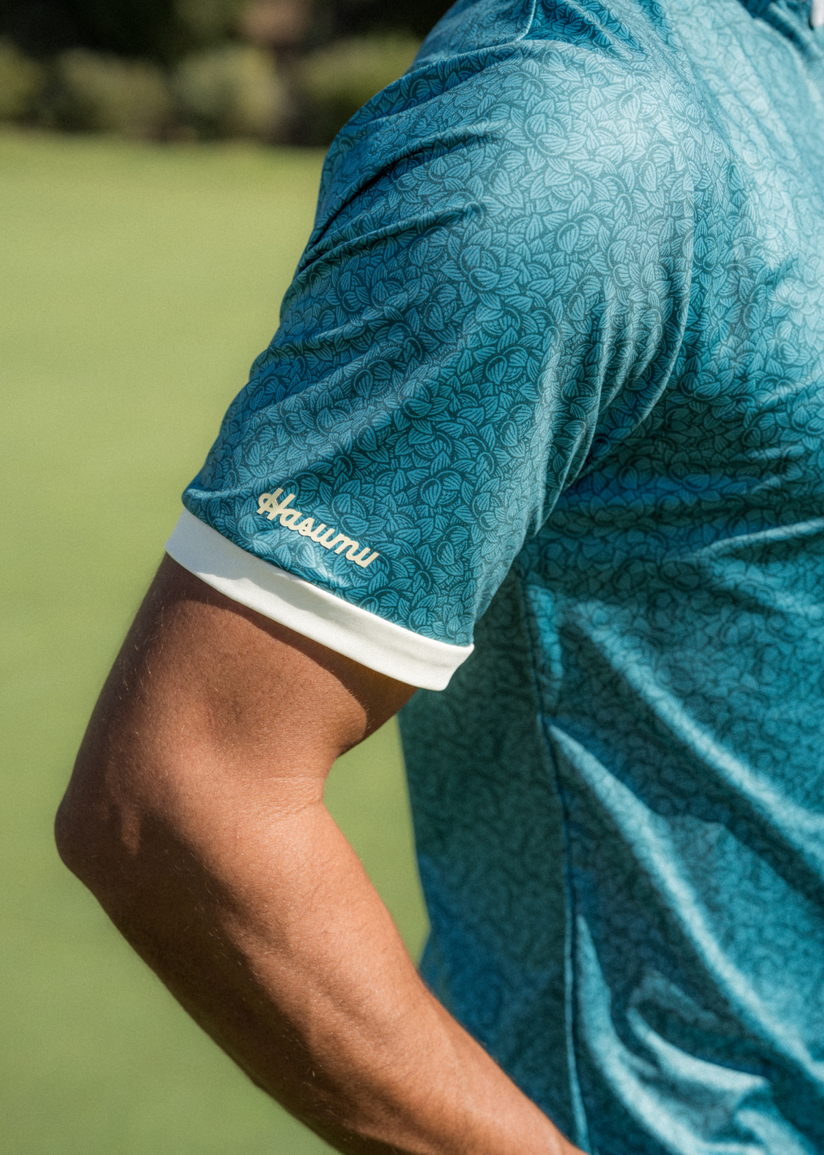 Teal Garden Bladed Polo