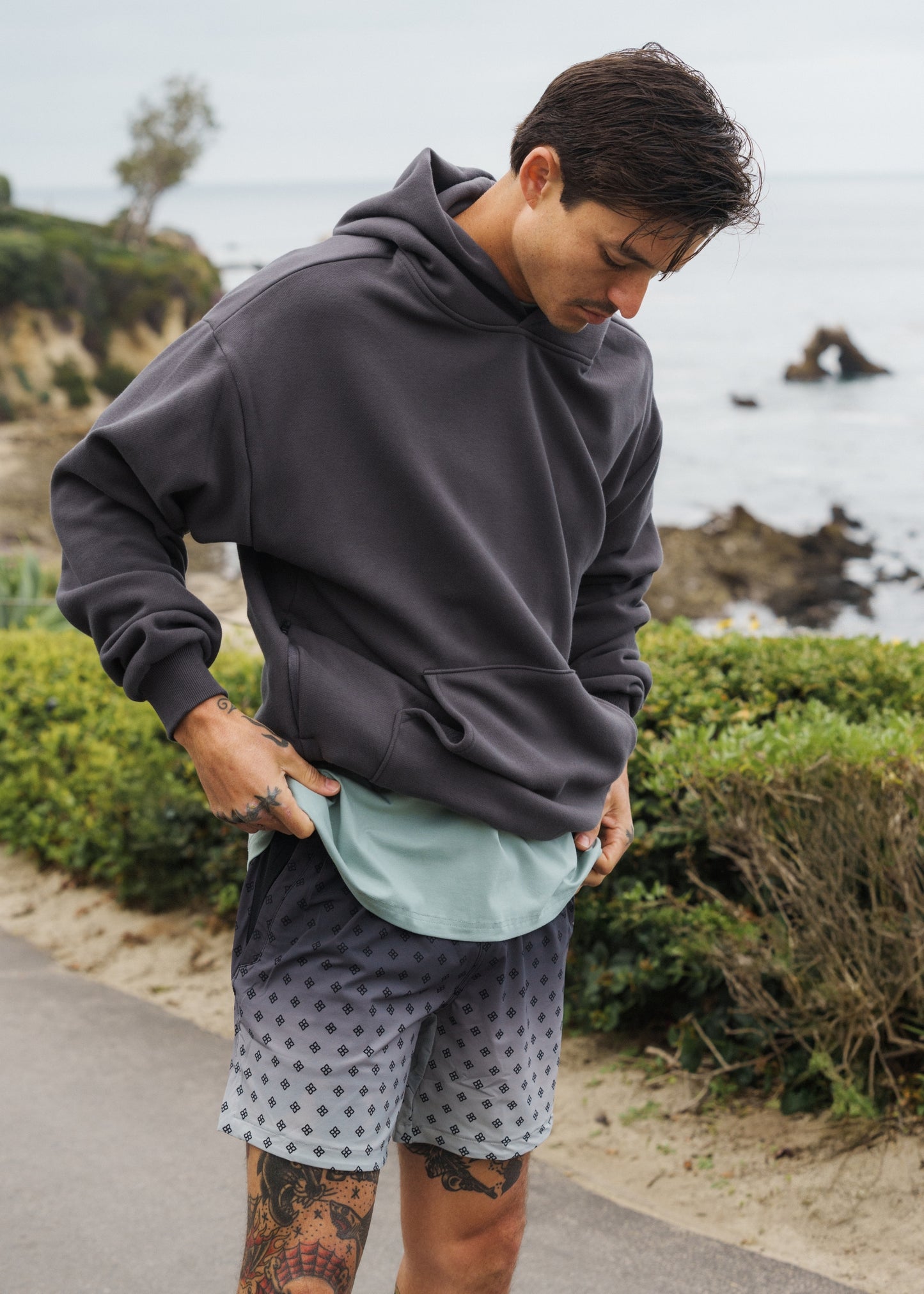 Cement Tomorrow Hoodie, premium cotton blend, oversized fit for modern comfort and style.