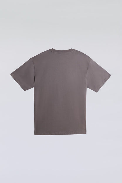 Charcoal oversized tee made from soft, breathable fabric for comfort and style.