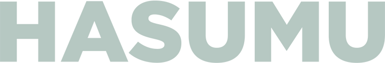 Official hasumu company logo representing the brand identity and visual presence.