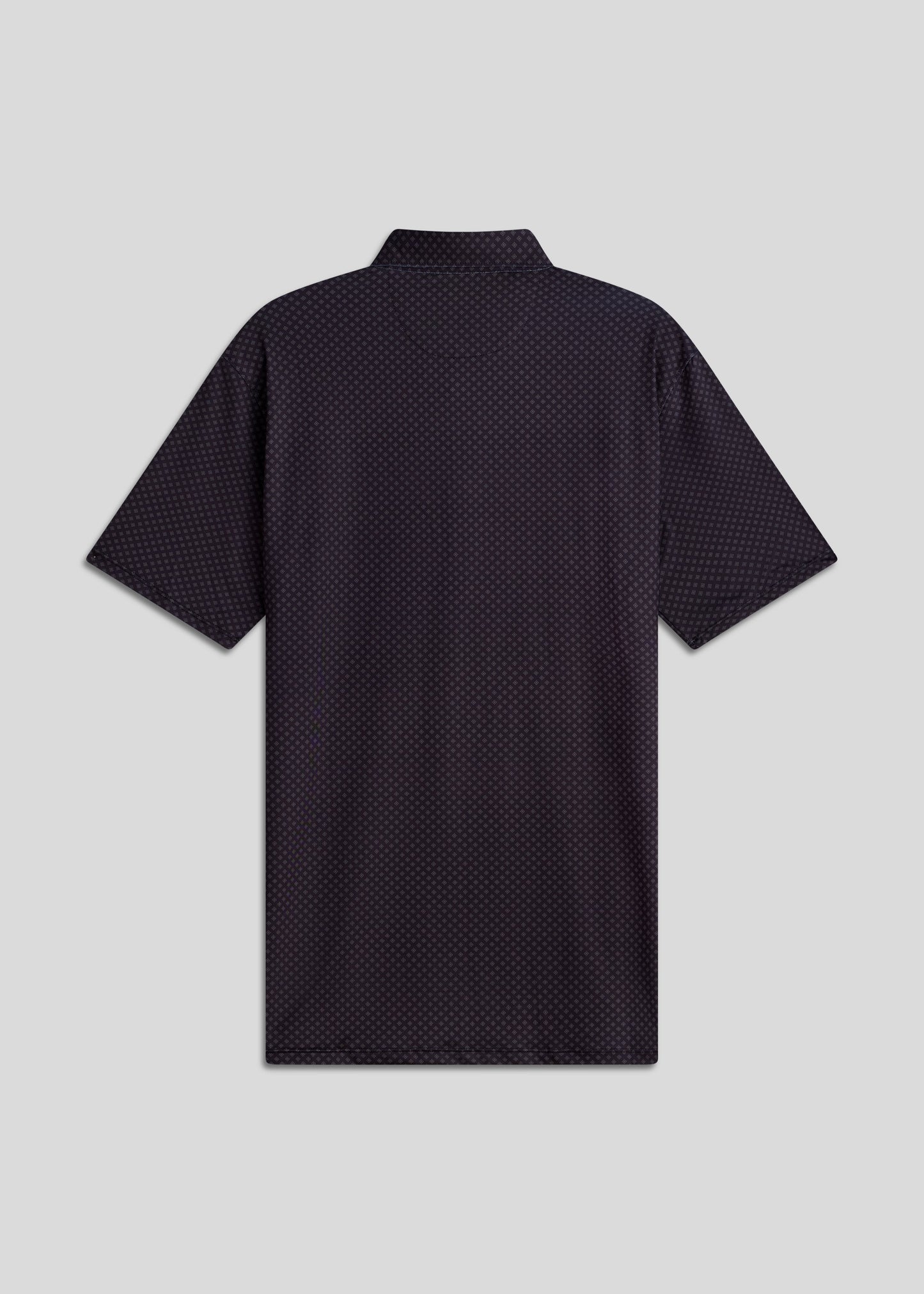 Endless Black classic fit polo shirt crafted from premium stretchy fabric for active movement.