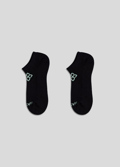 Three pairs of everyday performance no-show socks, offering comfort and support for daily wear.