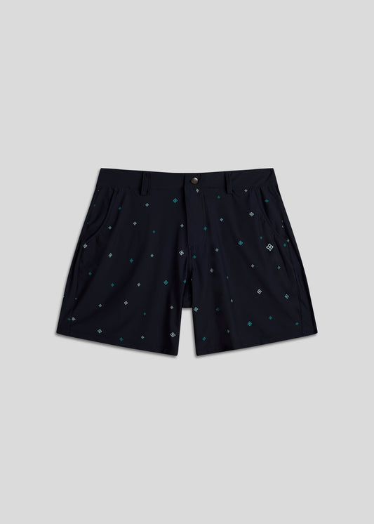 Modern Galactic Walk Shorts for golf, crafted from ultra-lightweight, four-way stretch fabric.