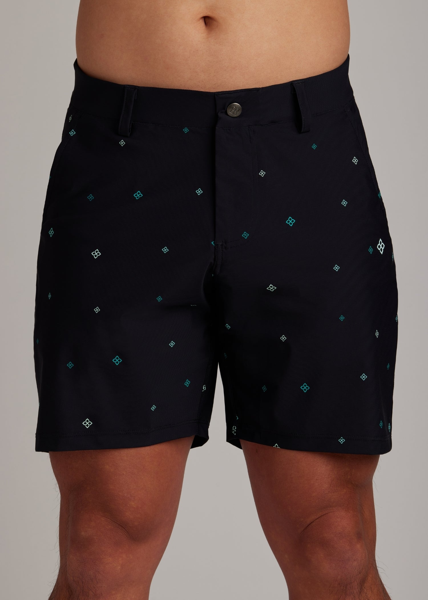 Performance Galactic Walk Shorts for golf, designed with ultra-lightweight, four-way stretch fabric for athletes.
