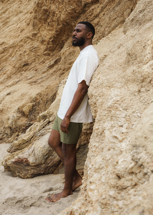 Olive Walk Shorts