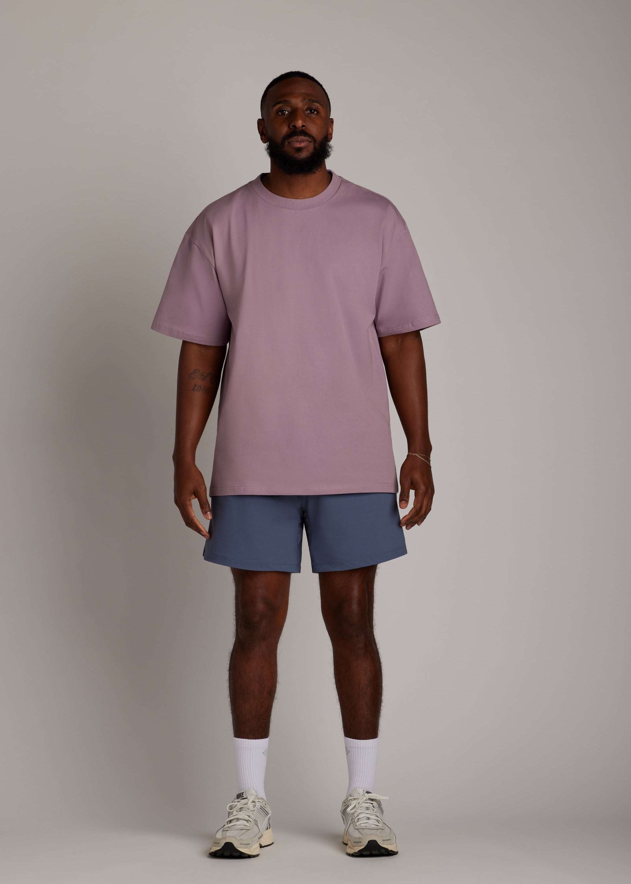 Lilac Oversized Tee – Hasumu