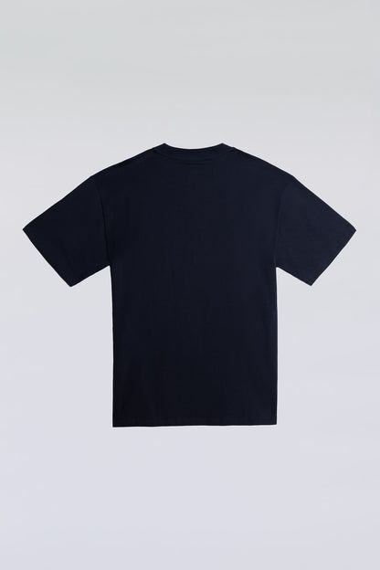 Navy everyday oversized tee made from soft, breathable fabric for casual wear.