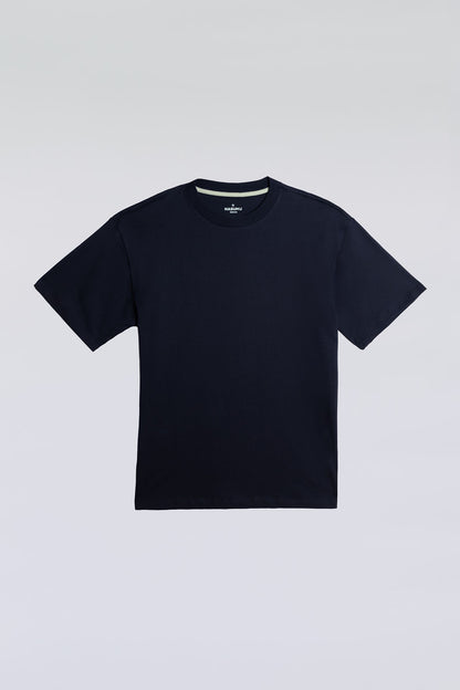 Navy everyday oversized tee made from soft, breathable fabric for casual wear.
