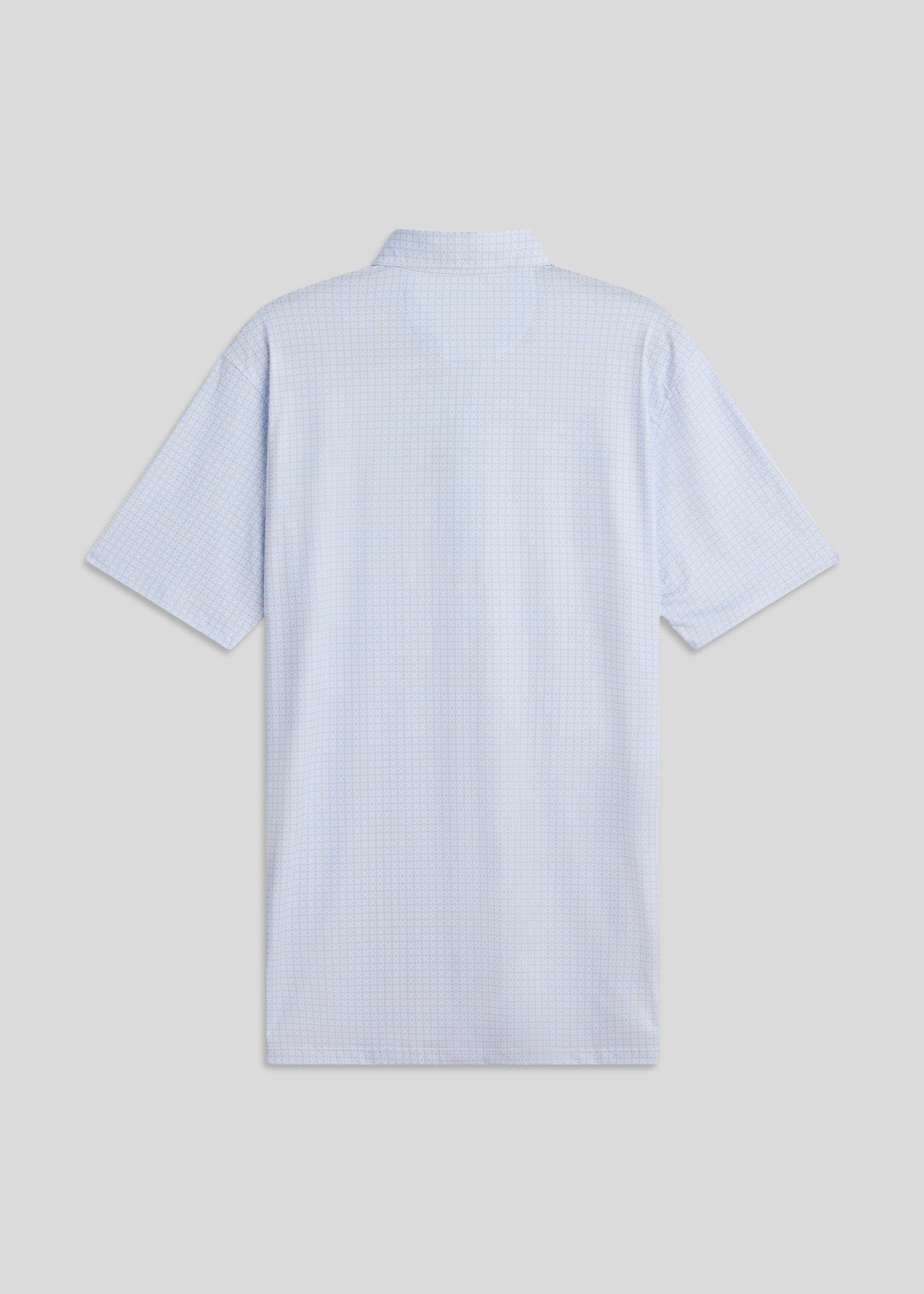 Porcelain sky classic fit polo shirt, a modern staple crafted from premium stretchy fabric.