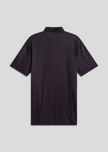 Snake skin pattern bladed polo shirt, crafted for comfort and modern aesthetic.