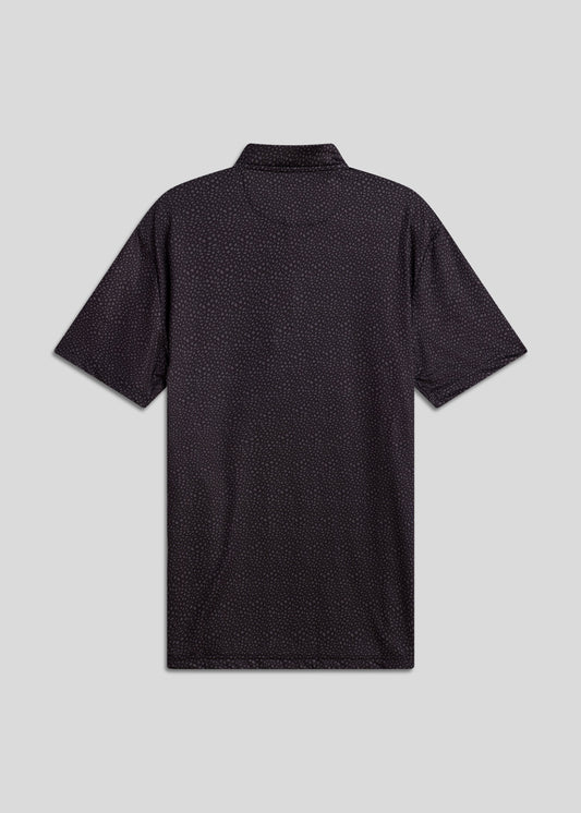 Snake skin pattern bladed polo shirt, crafted for comfort and modern aesthetic.